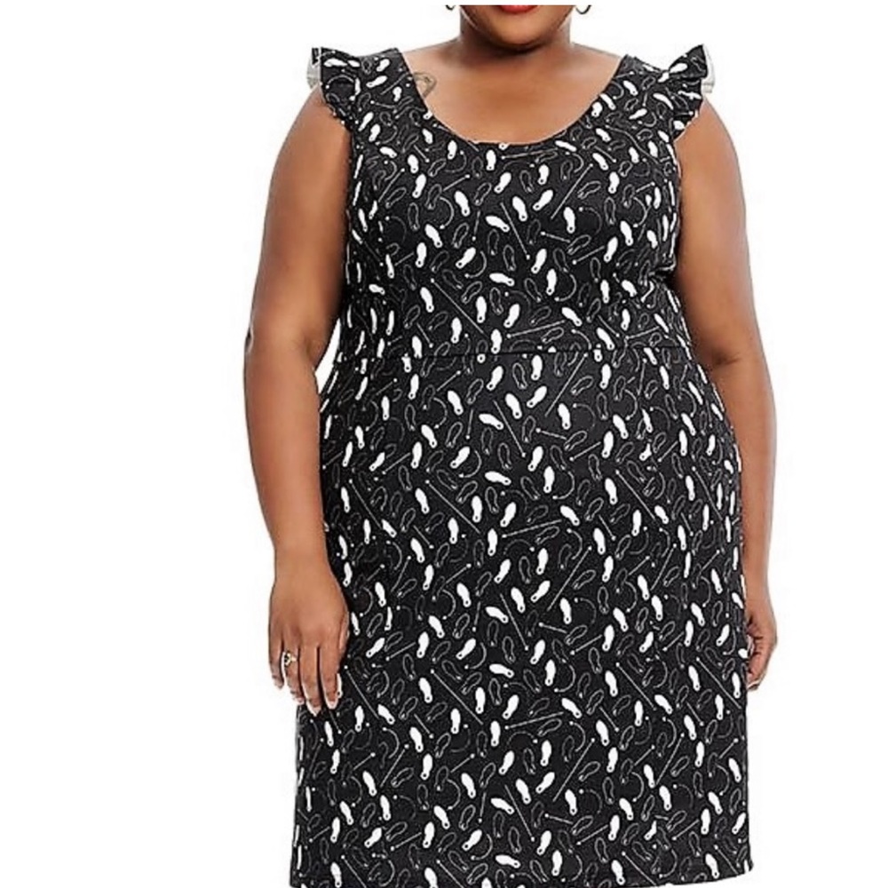 1X RACHEL ANTONOFF REISS shift DRESS DANCING FEET